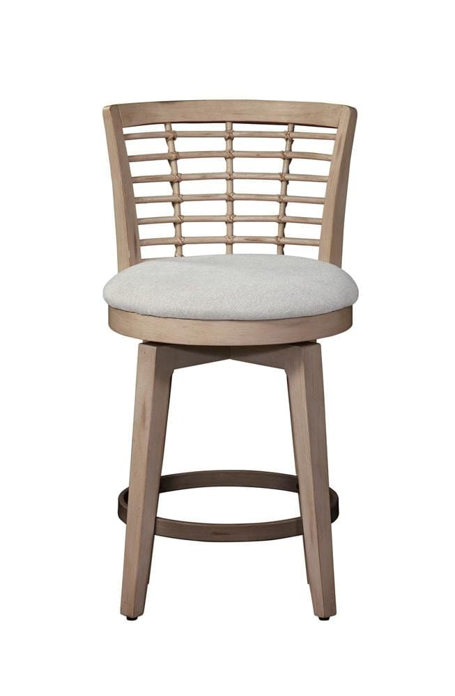 American Woodcrafters - Beach Comber Counter Height Swivel Stool - Brown - D-8500-348-25F veiw 2