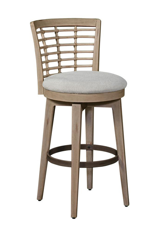 American Woodcrafters - Beach Comber Bar Height Swivel Stool - Brown - D-8500-348-30F veiw 1