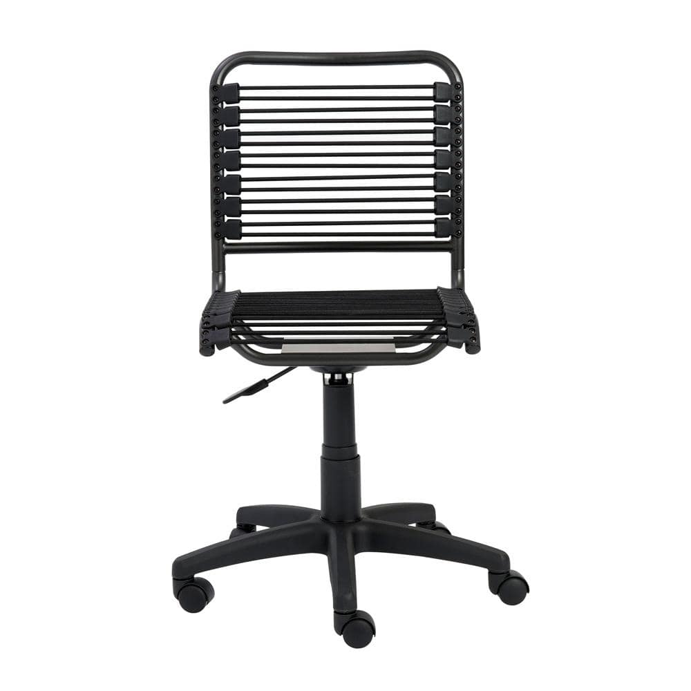 Euro Style - Bungie Low Back Office Chair, Black/Graphite - 02541 veiw 5