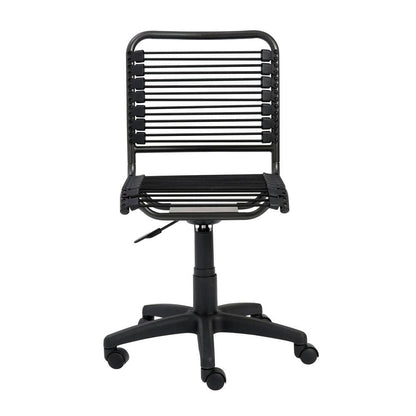 Euro Style - Bungie Low Back Office Chair, Black/Graphite - 02541 veiw 5