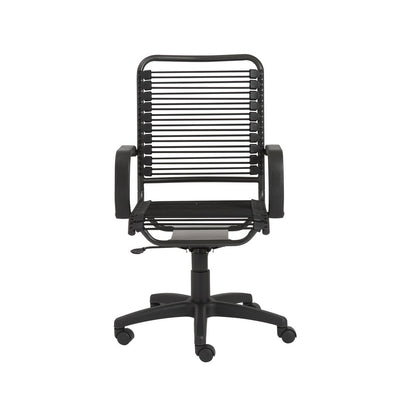 Euro Style - Bradley Bungie Office Chair, Black/Graphite - 02548 veiw 1