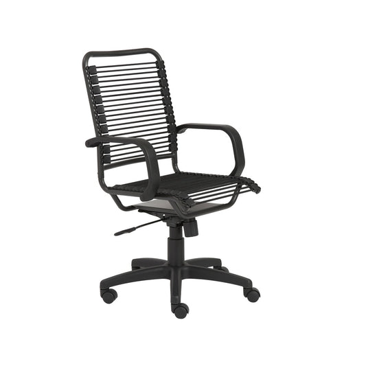 Euro Style - Bradley Bungie Office Chair, Black/Graphite - 02548 veiw 2