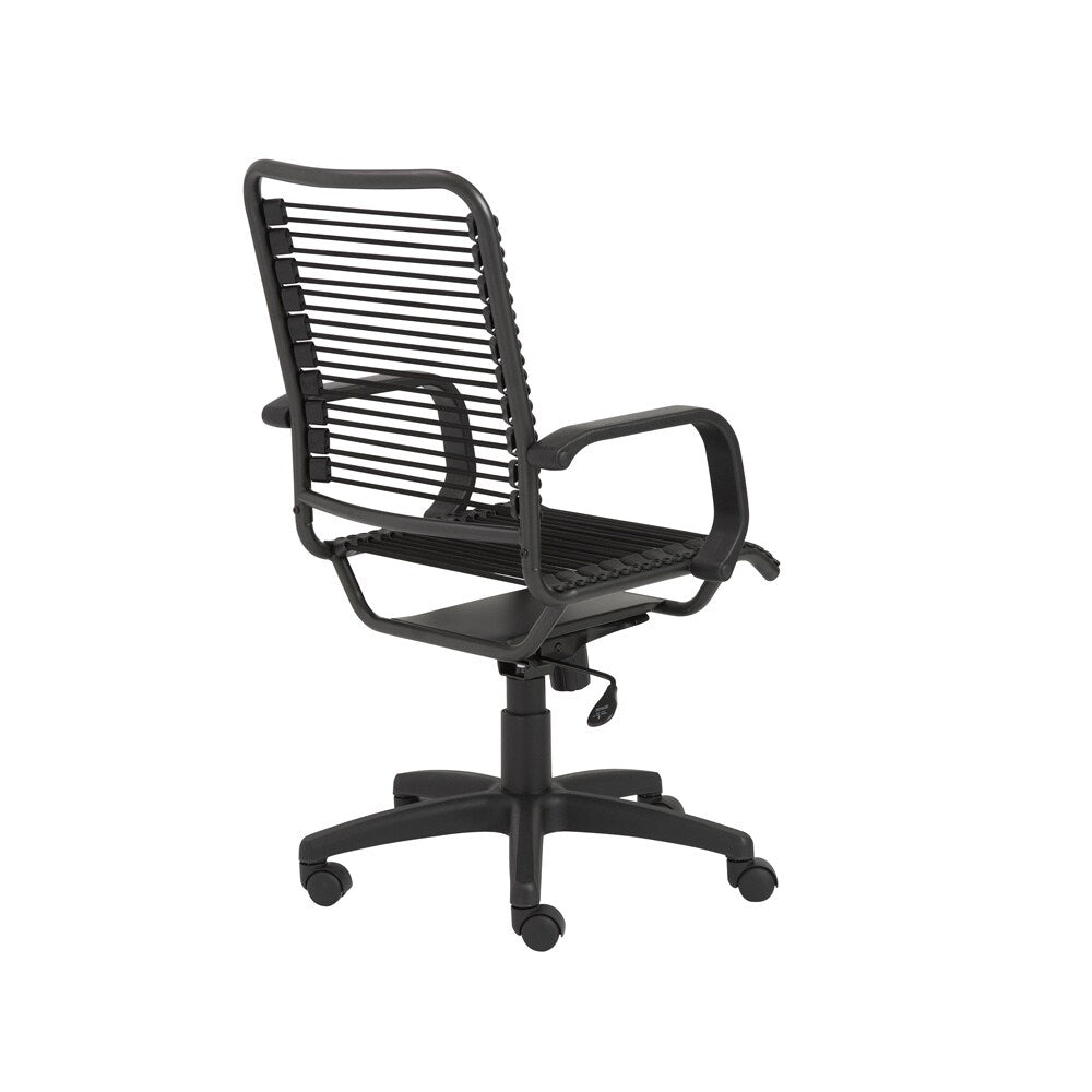 Euro Style - Bradley Bungie Office Chair, Black/Graphite - 02548 veiw 4