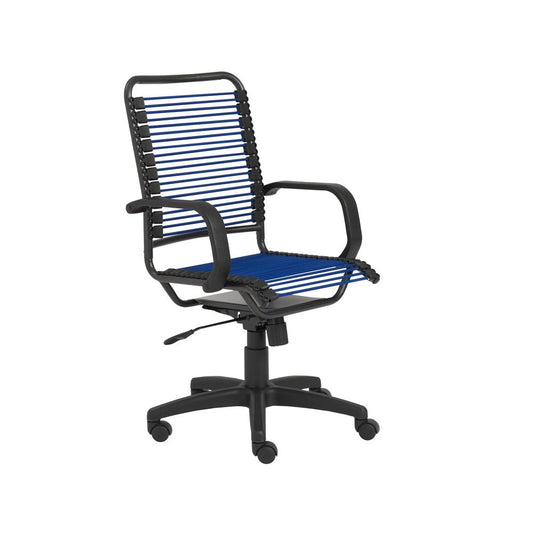 Euro Style - Bradley Bungie Office Chair, Blue/Graphite - 02548BLU veiw 2