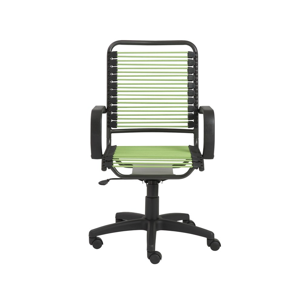 Euro Style - Bradley Bungie Office Chair, Green/Graphite - 02548GRN veiw 1