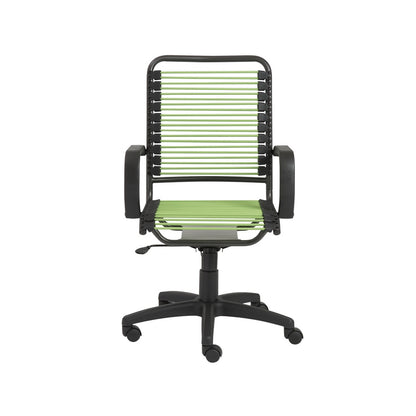 Euro Style - Bradley Bungie Office Chair, Green/Graphite - 02548GRN veiw 1