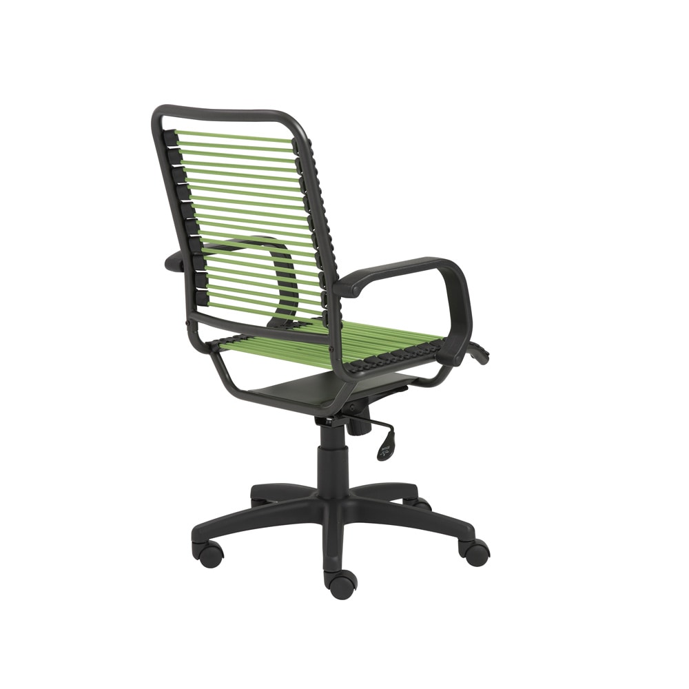 Euro Style - Bradley Bungie Office Chair, Green/Graphite - 02548GRN veiw 4