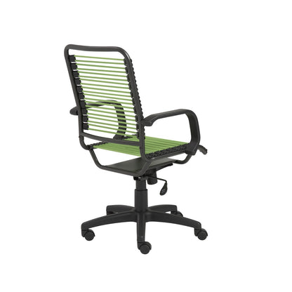 Euro Style - Bradley Bungie Office Chair, Green/Graphite - 02548GRN veiw 4