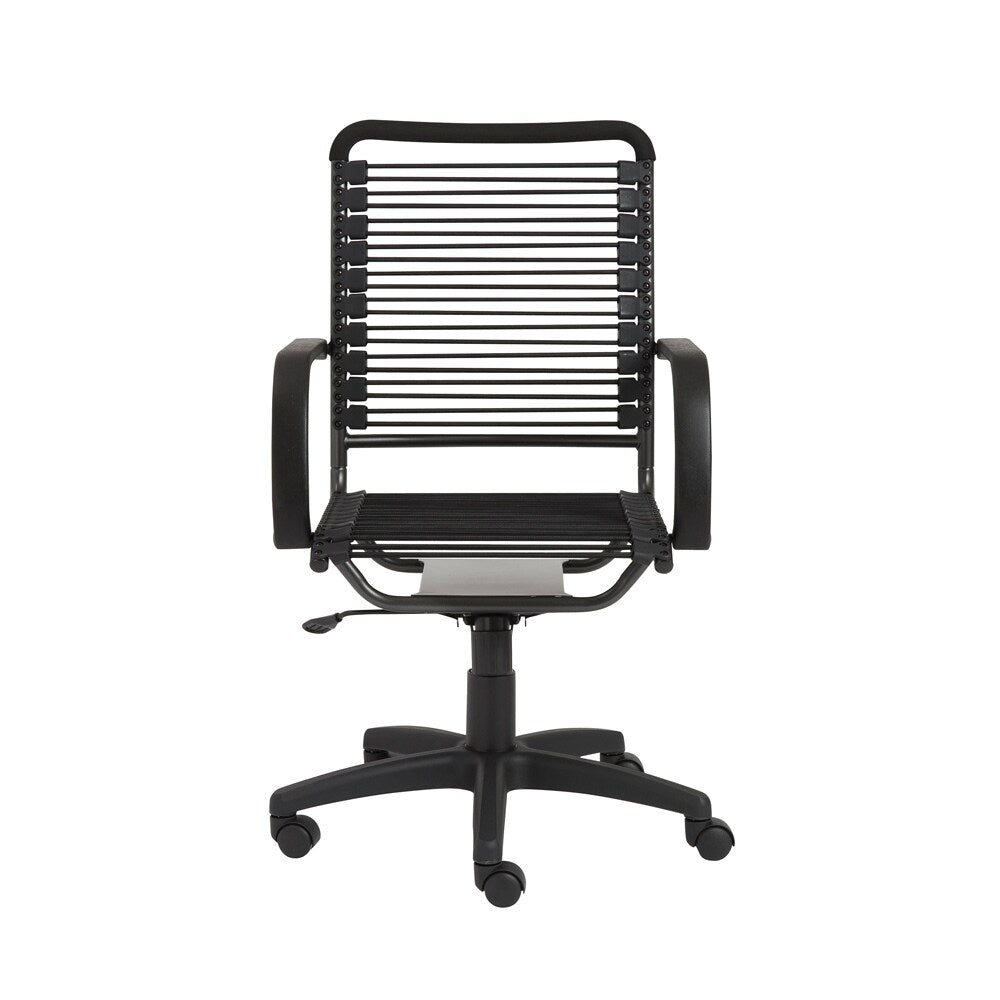 Euro Style - Bungie High Back Office Chair, Black/Graphite - 02551 veiw 1
