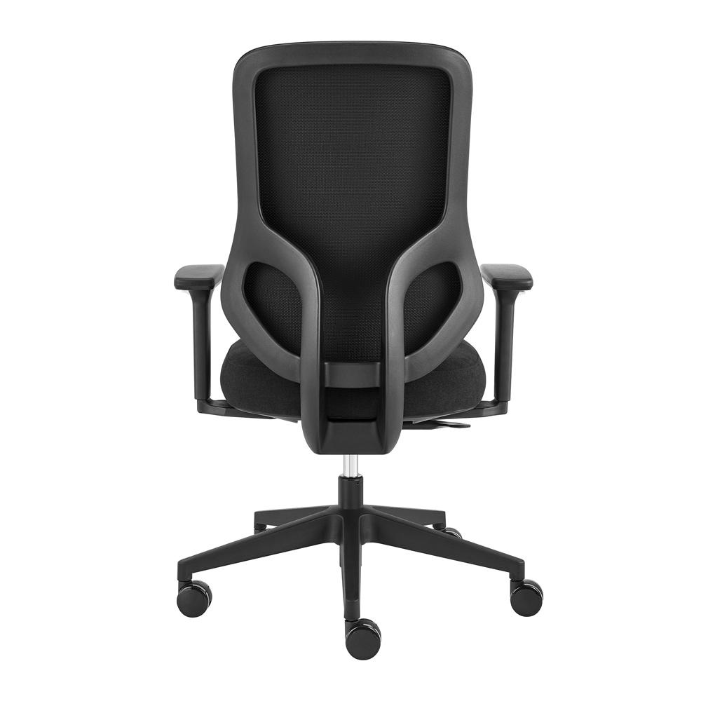 Euro Style - Jeppe Office Chair, Black - 10632-BLK veiw 5