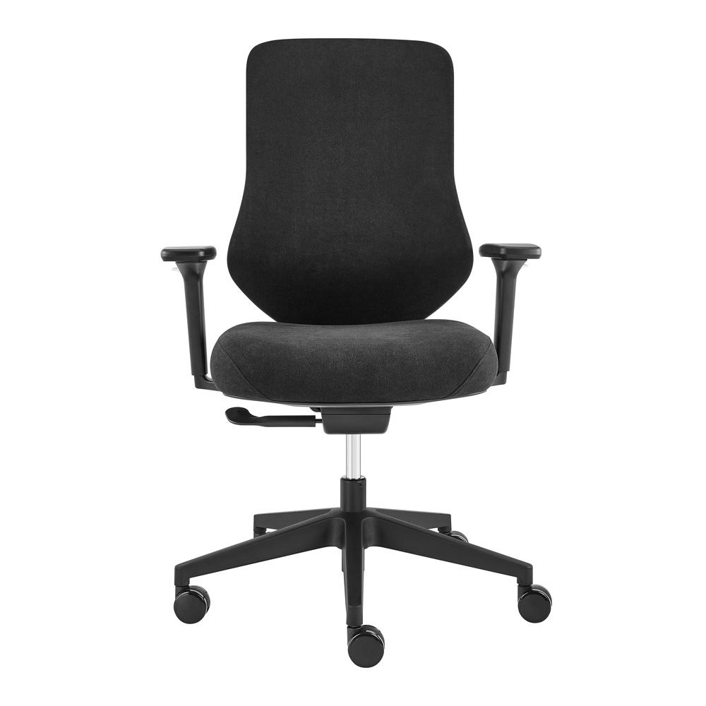 Euro Style - Jeppe Office Chair, Black - 10632-BLK veiw 6