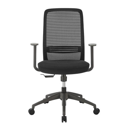 Euro Style - Kasper Mesh Back Office Chair, Black - 72001-BLK veiw 1