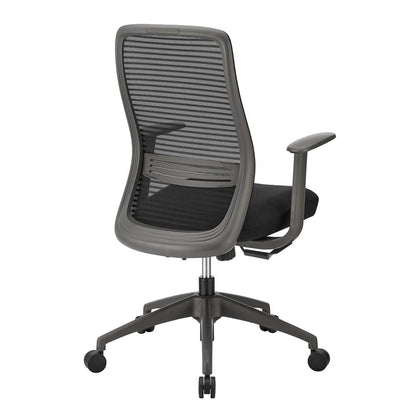 Euro Style - Kasper Mesh Back Office Chair, Black - 72001-BLK veiw 4