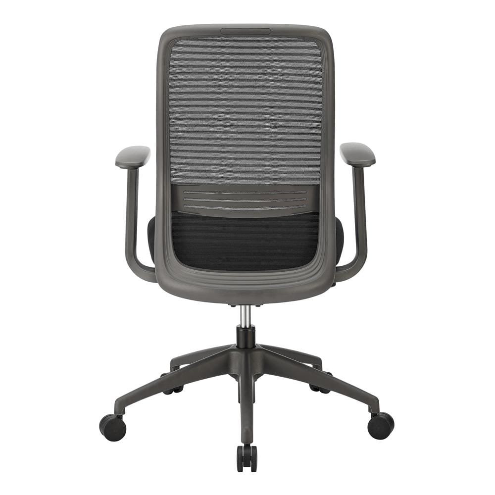 Euro Style - Kasper Mesh Back Office Chair, Black - 72001-BLK veiw 5