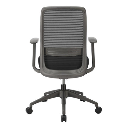 Euro Style - Kasper Mesh Back Office Chair, Black - 72001-BLK veiw 5