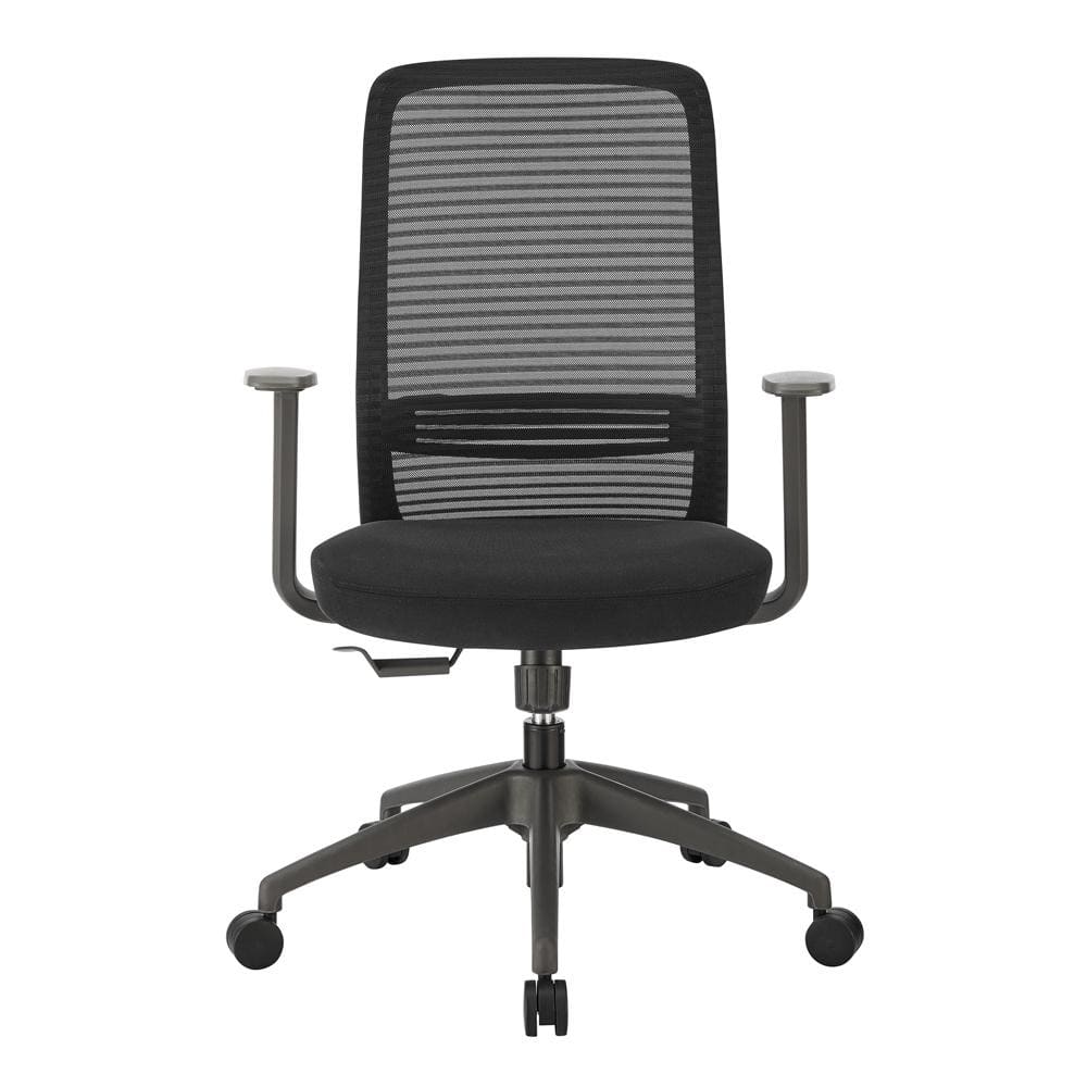Euro Style - Kasper Mesh Back Office Chair, Black - 72001-BLK veiw 6