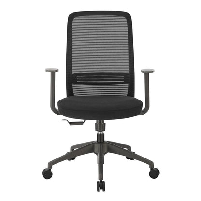 Euro Style - Kasper Mesh Back Office Chair, Black - 72001-BLK veiw 6