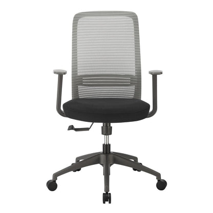 Euro Style - Kasper Mesh Back Office Chair, Gray/Black - 72001-GRY veiw 1