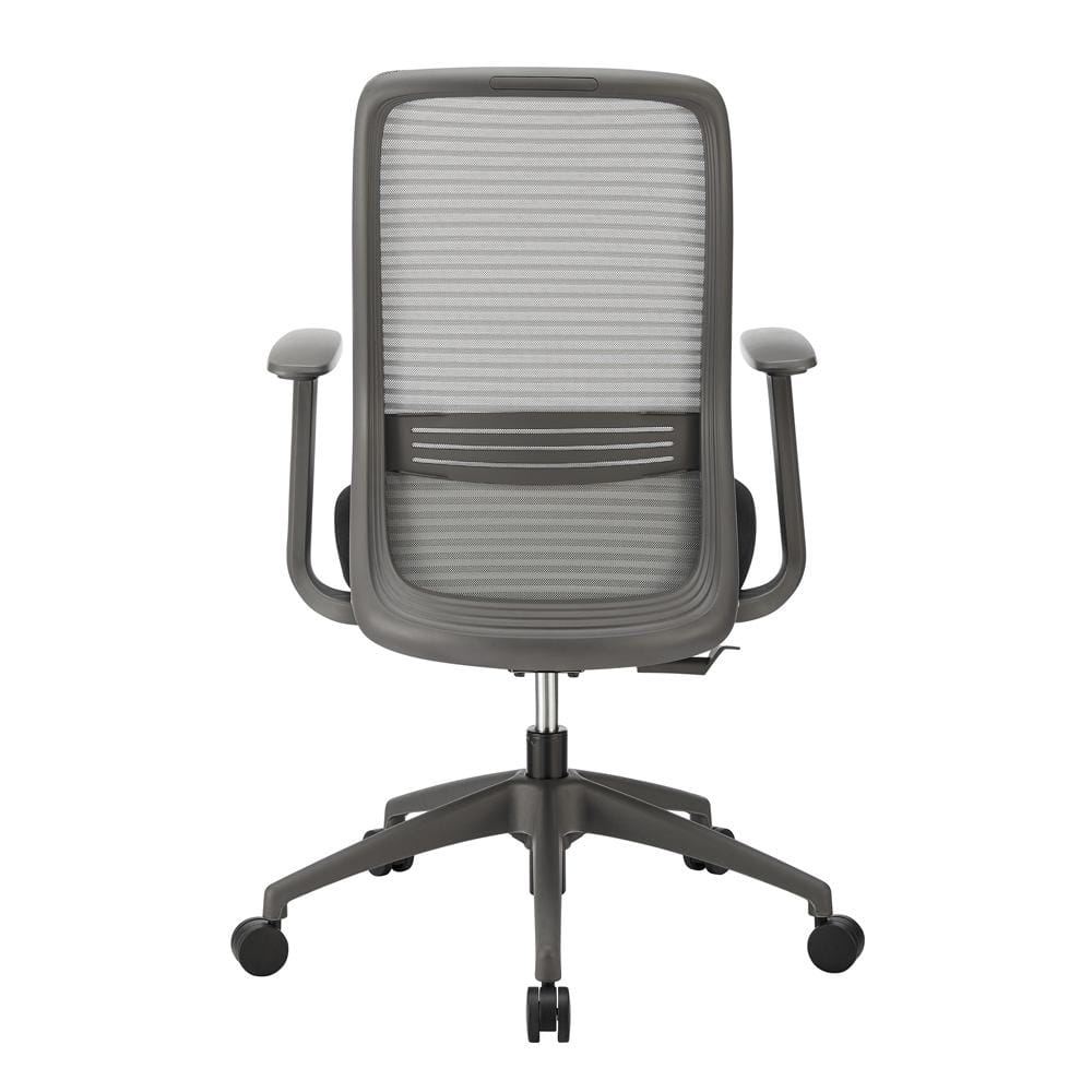 Euro Style - Kasper Mesh Back Office Chair, Gray/Black - 72001-GRY veiw 5