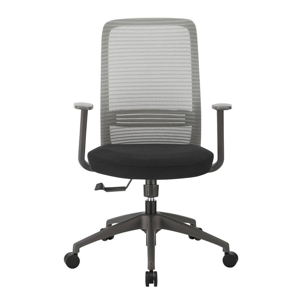 Euro Style - Kasper Mesh Back Office Chair, Gray/Black - 72001-GRY veiw 6