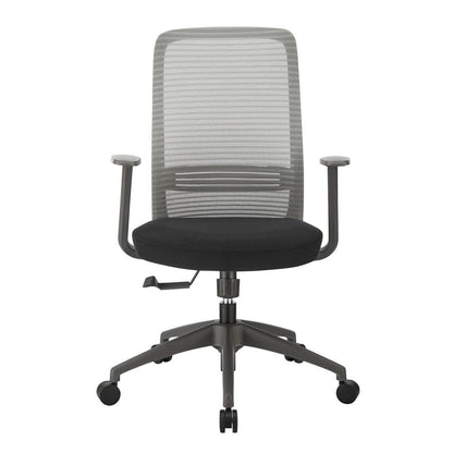 Euro Style - Kasper Mesh Back Office Chair, Gray/Black - 72001-GRY veiw 6