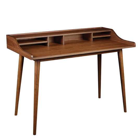 Euro Style - Flavio Desk, American Walnut - 09701WAL veiw 2