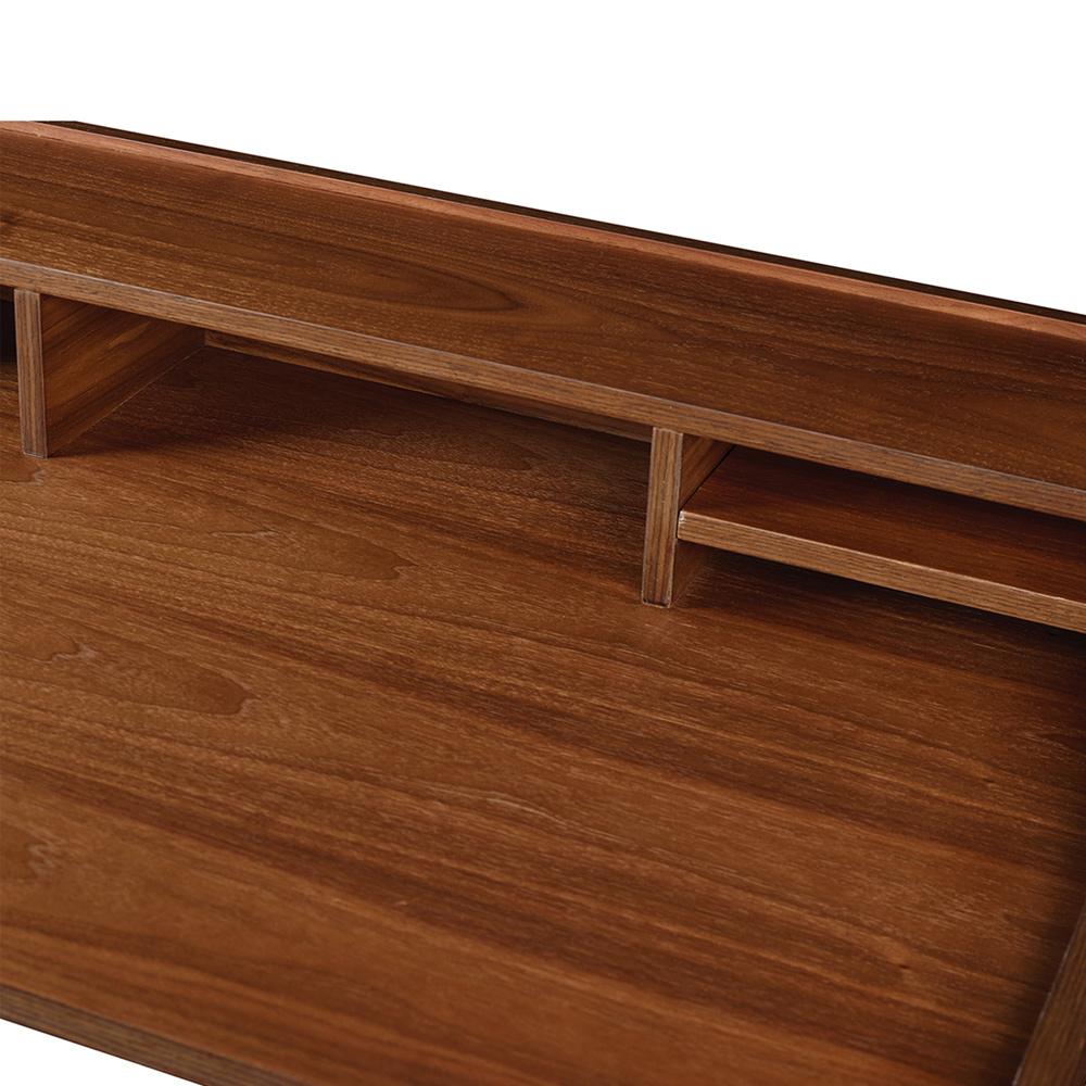 Euro Style - Flavio Desk, American Walnut - 09701WAL veiw 4