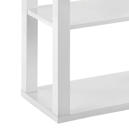 Euro Style - Tresero 24inW 6-Tier Shelving Unit, High Gloss White - 90639WHT-KIT veiw 5