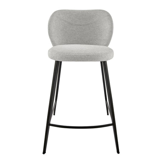 Euro Style - Markus Counter Stool, Light Gray/Black - 17254-LTGRY veiw 1