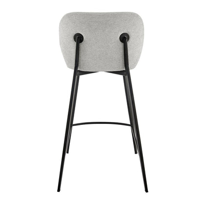 Euro Style - Markus Counter Stool, Light Gray/Black - 17254-LTGRY veiw 3