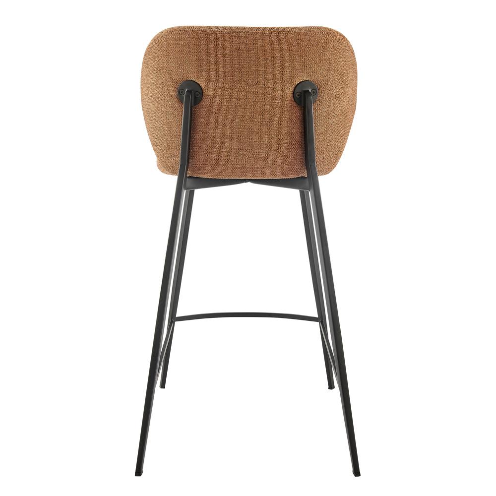 Euro Style - Markus Counter Stool, Rust/Black - 17254-RUST veiw 5