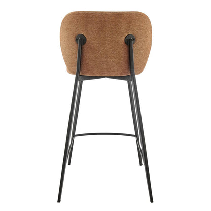 Euro Style - Markus Counter Stool, Rust/Black - 17254-RUST veiw 5