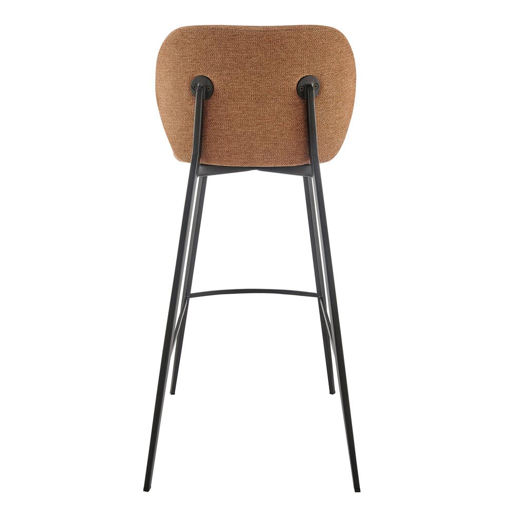 Euro Style - Markus Bar Stool, Rust/Black - 17256-RUST veiw 3