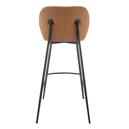 Euro Style - Markus Bar Stool, Rust/Black - 17256-RUST veiw 3