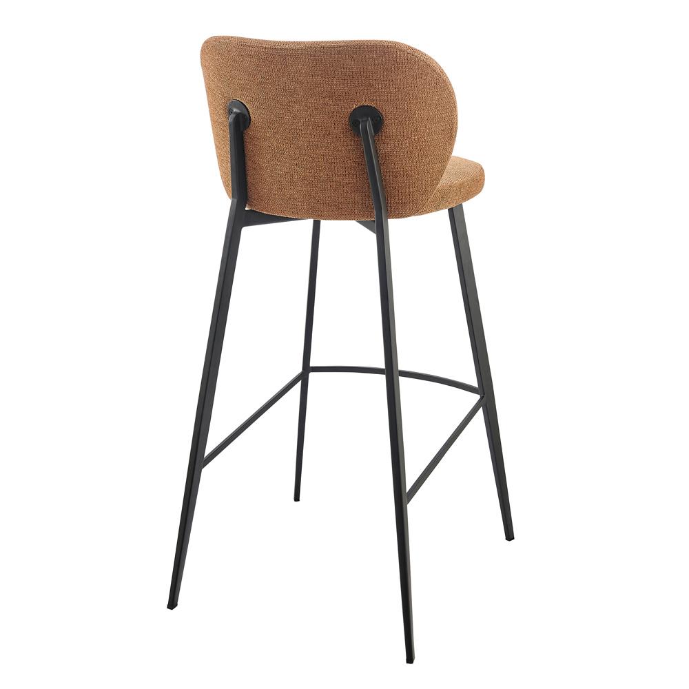 Euro Style - Markus Bar Stool, Rust/Black - 17256-RUST veiw 5