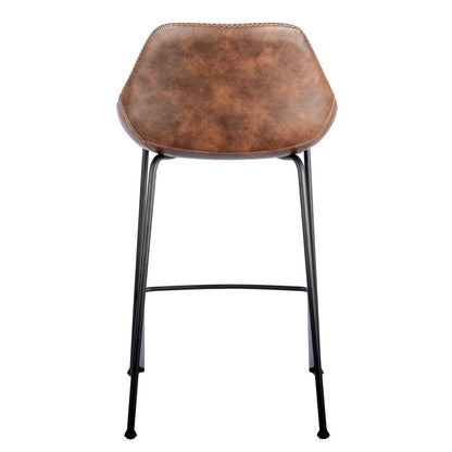 Euro Style - Corinna Counter Stool, Dark Brown/Matte Black - Set of 2 - 30504BRN veiw 6
