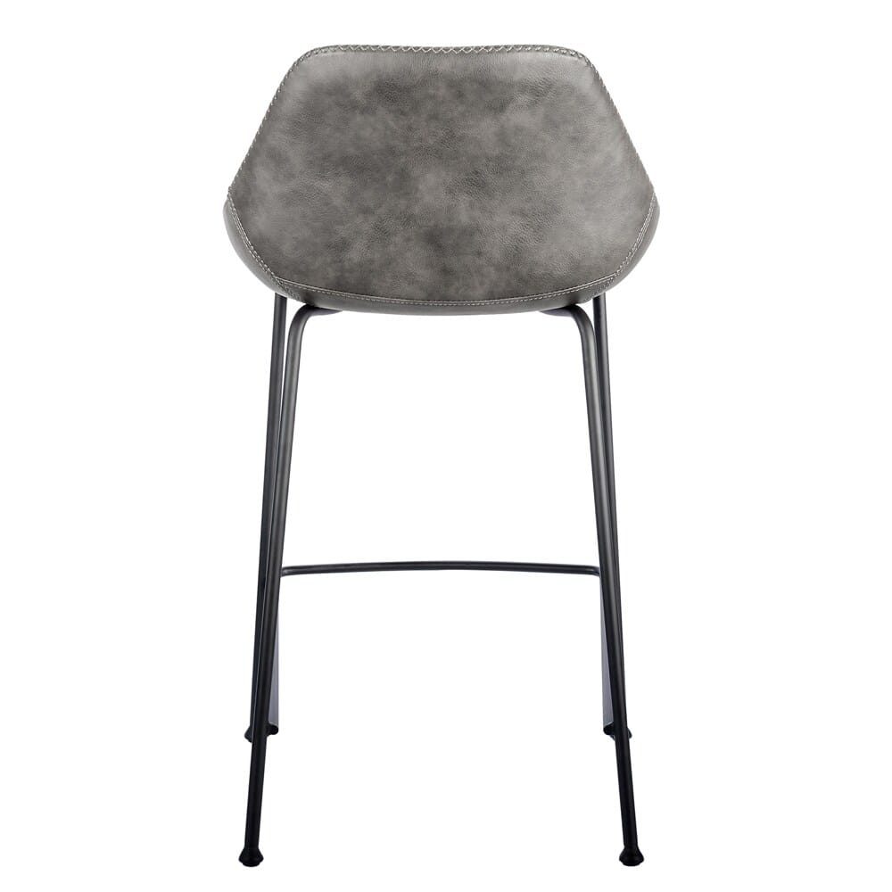 Euro Style - Corinna Counter Stool,Charcoal Gray/Matte Black - Set of 2 - 30504DKGRY veiw 6