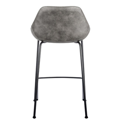 Euro Style - Corinna Counter Stool,Charcoal Gray/Matte Black - Set of 2 - 30504DKGRY veiw 6