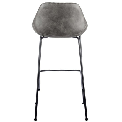 Euro Style - Corinna Bar Stool,Charcoal Gray/Matte Black - Set of 2 - 30506DKGRY veiw 6