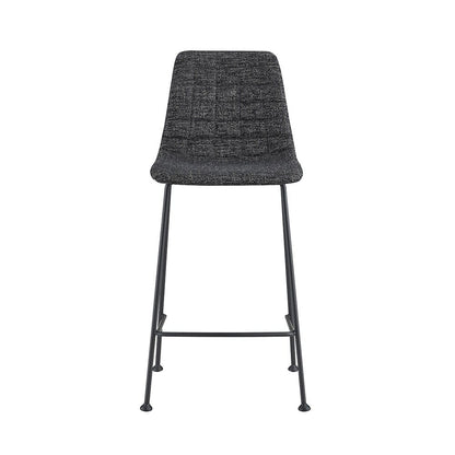 Euro Style - Elma Counter Stool, Black/Matte Black - Set of 2 - 30552BLK veiw 2