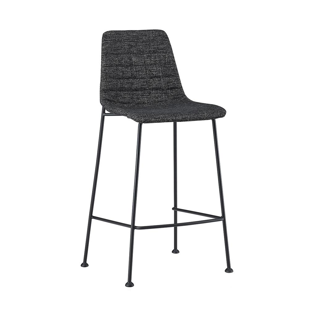 Euro Style - Elma Counter Stool, Black/Matte Black - Set of 2 - 30552BLK veiw 3