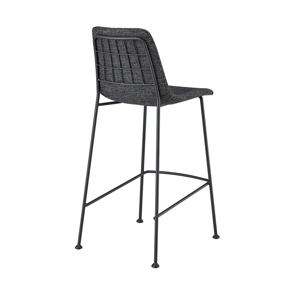Euro Style - Elma Counter Stool, Black/Matte Black - Set of 2 - 30552BLK veiw 5