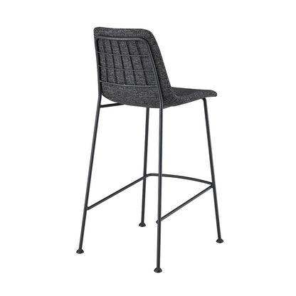 Euro Style - Elma Counter Stool, Black/Matte Black - Set of 2 - 30552BLK veiw 5