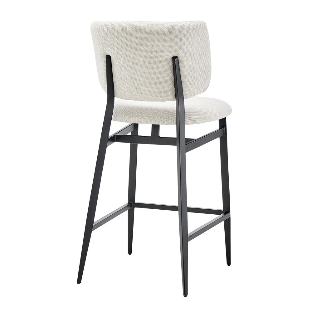 Euro Style - Felipe Counter Stool, Beige/Black - 30972-BG veiw 4