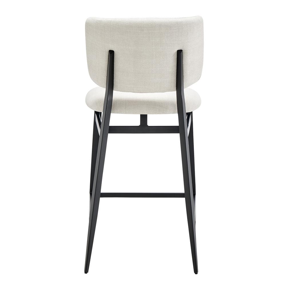 Euro Style - Felipe Counter Stool, Beige/Black - 30972-BG veiw 5