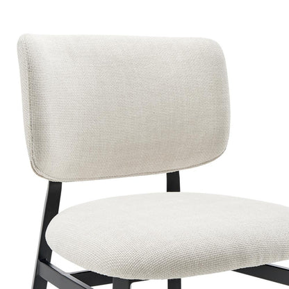 Euro Style - Felipe Counter Stool, Beige/Black - 30972-BG veiw 6
