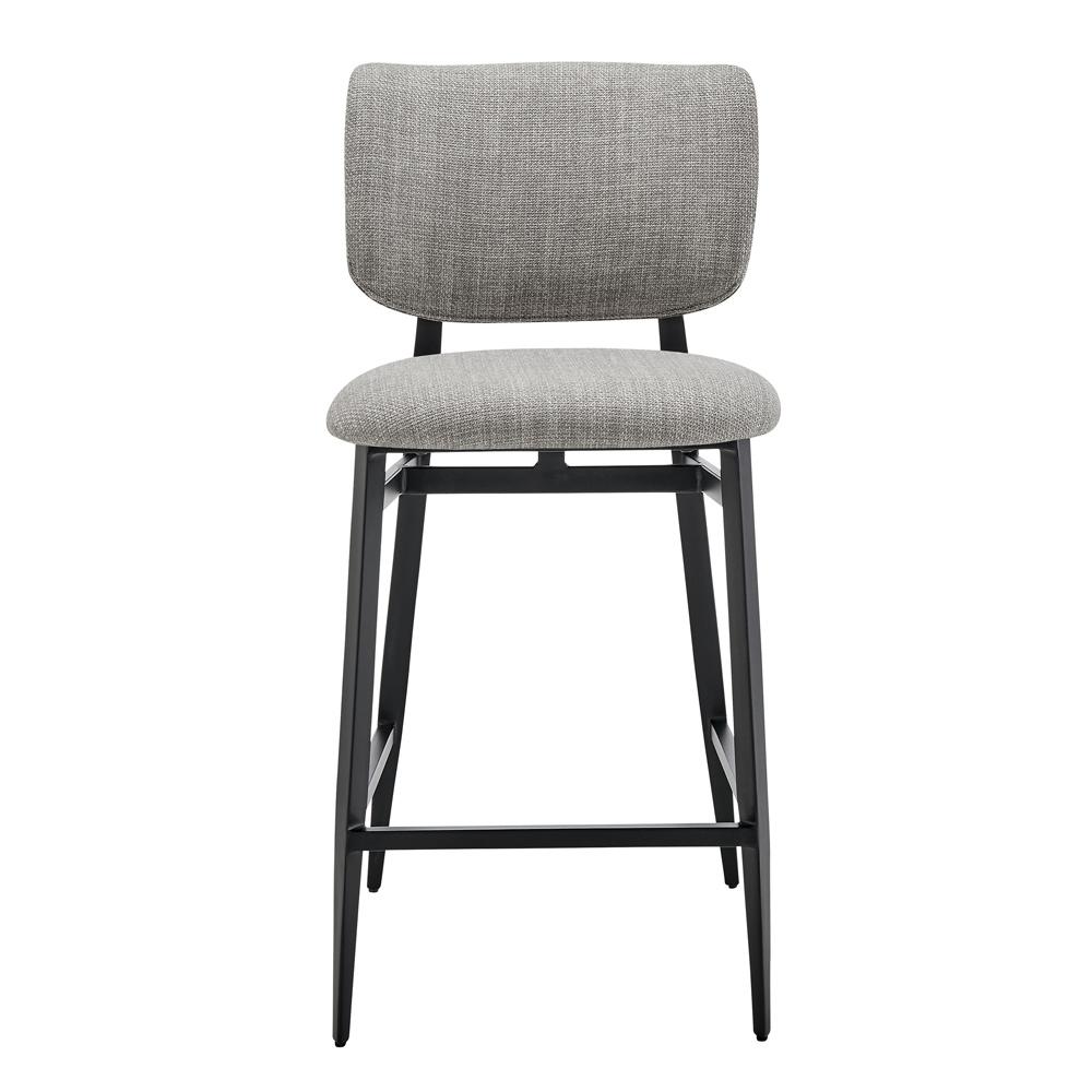Euro Style - Felipe Counter Stool,Gray/Black - 30972-GRY veiw 1