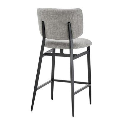 Euro Style - Felipe Counter Stool,Gray/Black - 30972-GRY veiw 4