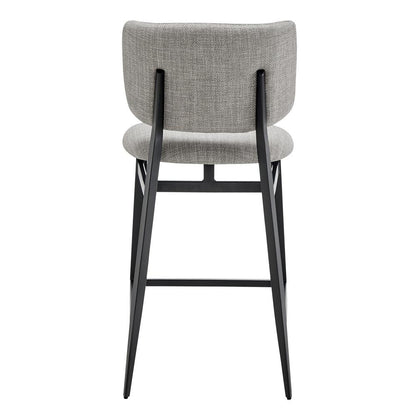 Euro Style - Felipe Counter Stool,Gray/Black - 30972-GRY veiw 5