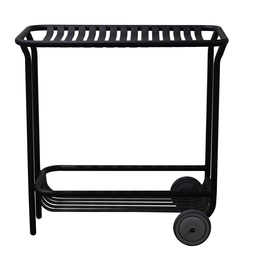 Euro Style - Enid 32inW Outdoor Cart, Black - 90780-BLK veiw 1
